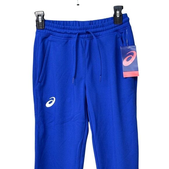 ASICS Women's Cuffed French Terry Jogger, Royal Blue, - Picture 3 of 11